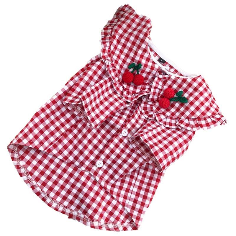 Checkered Shirt for Small Dogs